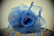 Load image into Gallery viewer, NAVY FASCINATOR
