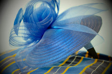 Load image into Gallery viewer, NAVY FASCINATOR
