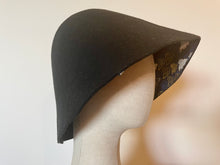 Load image into Gallery viewer, Black Felt Hat: a hat to memorize my hometown