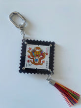 Load image into Gallery viewer, Vintage Chinese Zodiac Stamp Keychain
