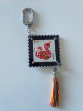 Load image into Gallery viewer, Vintage Chinese Zodiac Stamp Keychain
