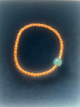 Load image into Gallery viewer, Natural Peridot Bamboo Bracelet
