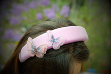 Load image into Gallery viewer, Lilac Butterfly padded Headband
